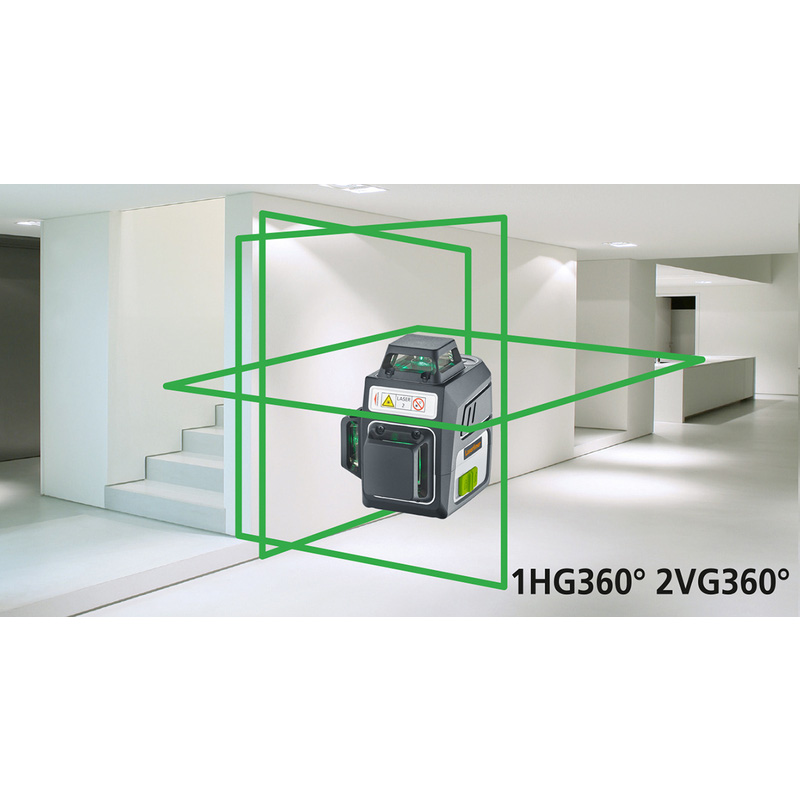 Laserliner PocketPlane-laser 3G 360° Groen
