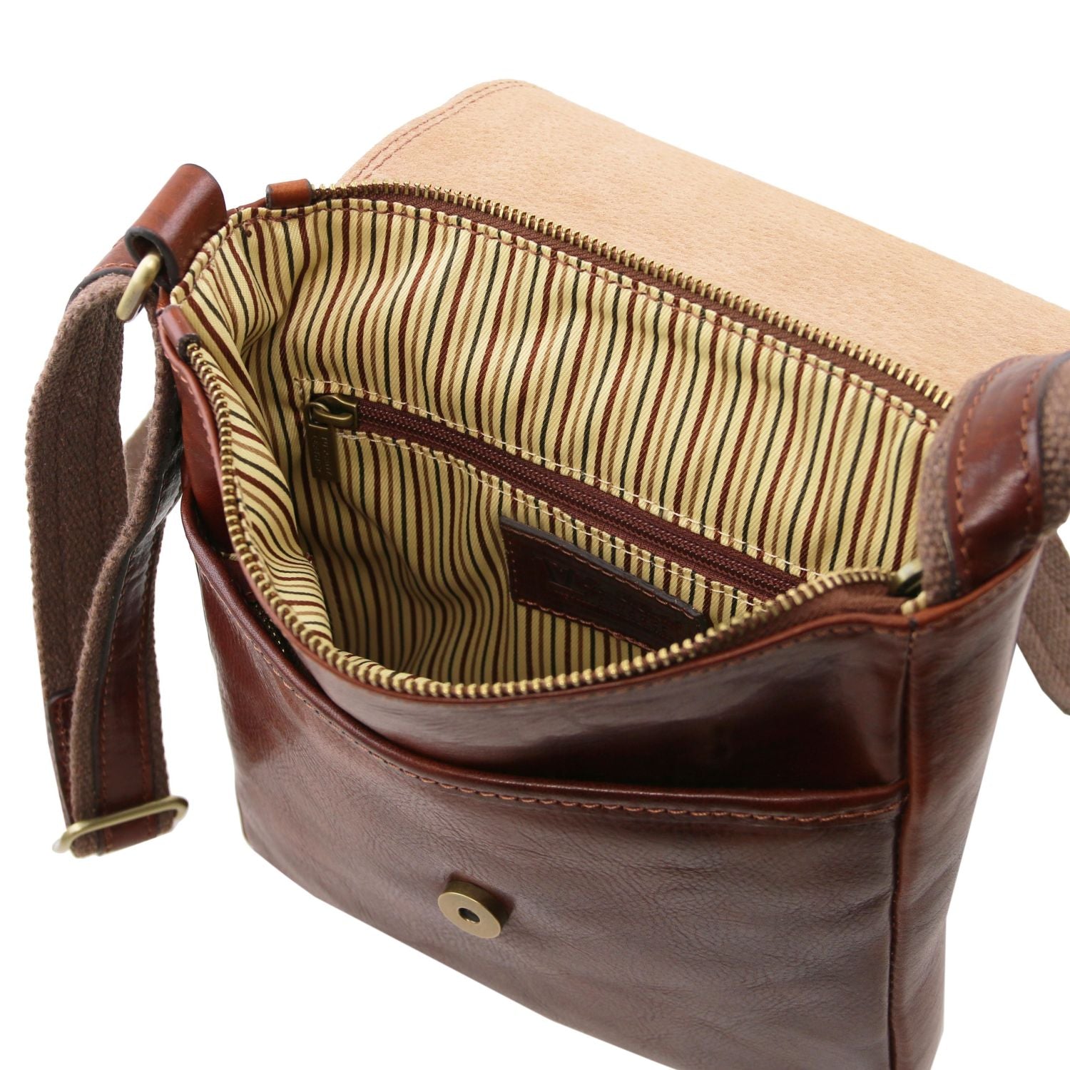 TL142464 - Tuscany Leather – John - Leren crossbody tas voor heren