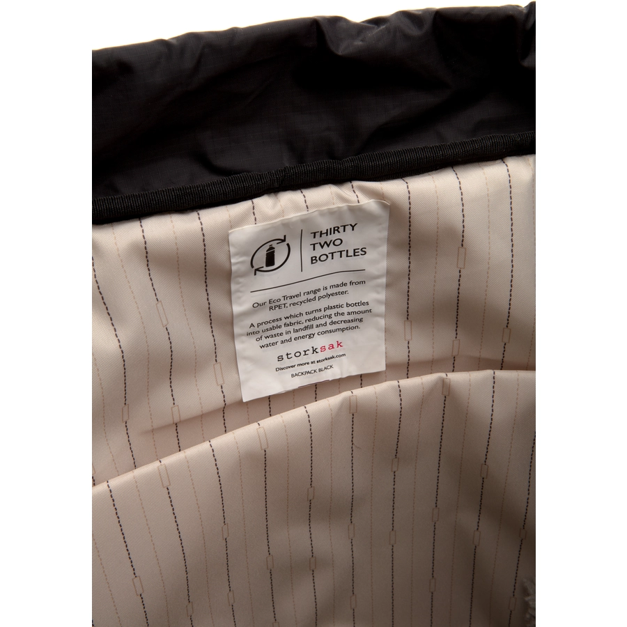 storksak Wickelucksack ECO Black