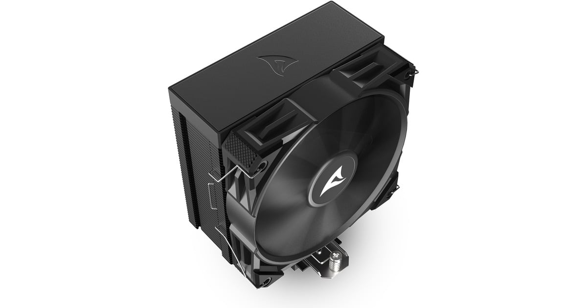 SharkoonA40 CPU-koeler  (Zwart, 4-pins PWM fan-connector)