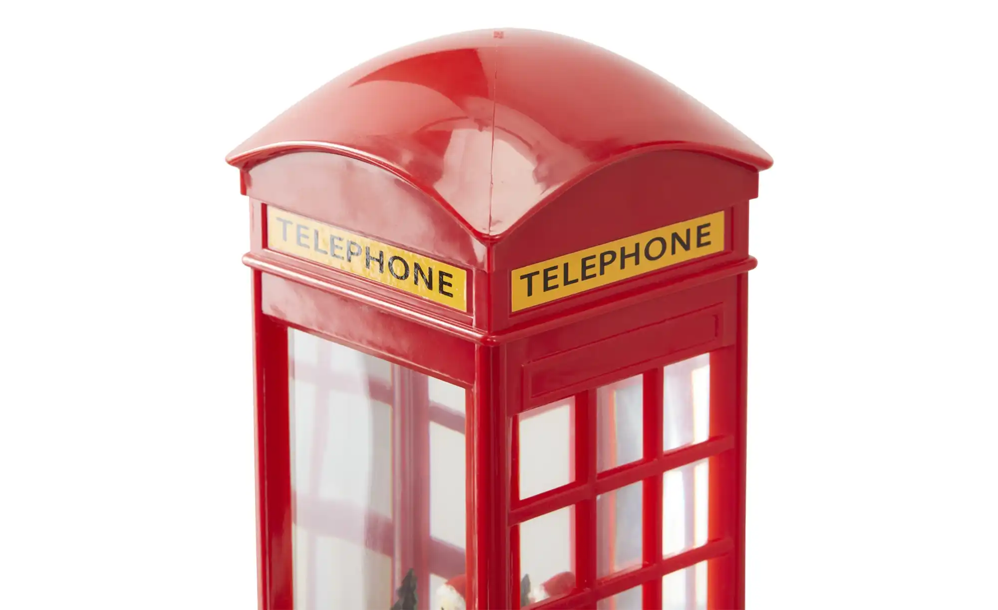 LED Telefonzelle mit Weihnachtsmann