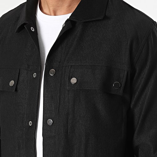 Ensemble Chemise Manches Longues Et Pantalon Noir