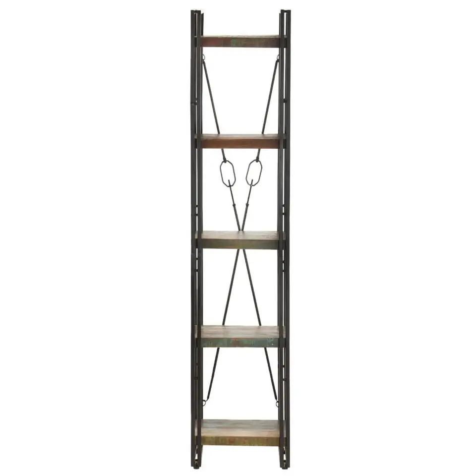 vidaXL - Boekenkast met 5 schappen - Multikleur - Hout - 40 x 30 x 180 cm