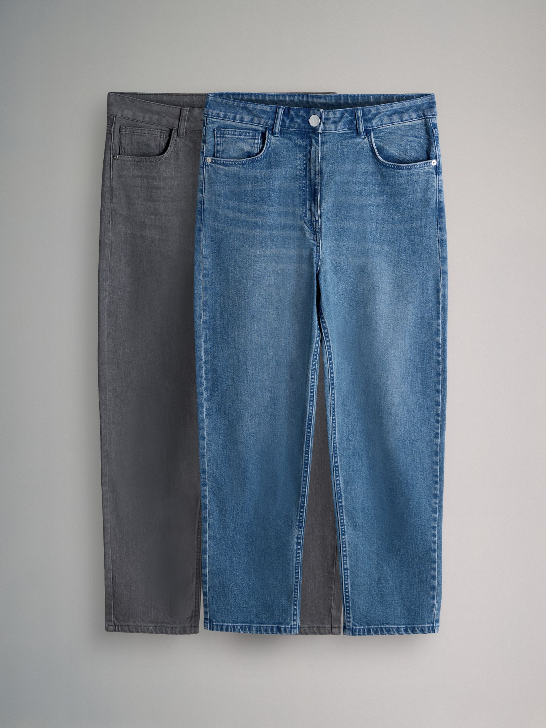 The Set 2 Pack denim mom jeans