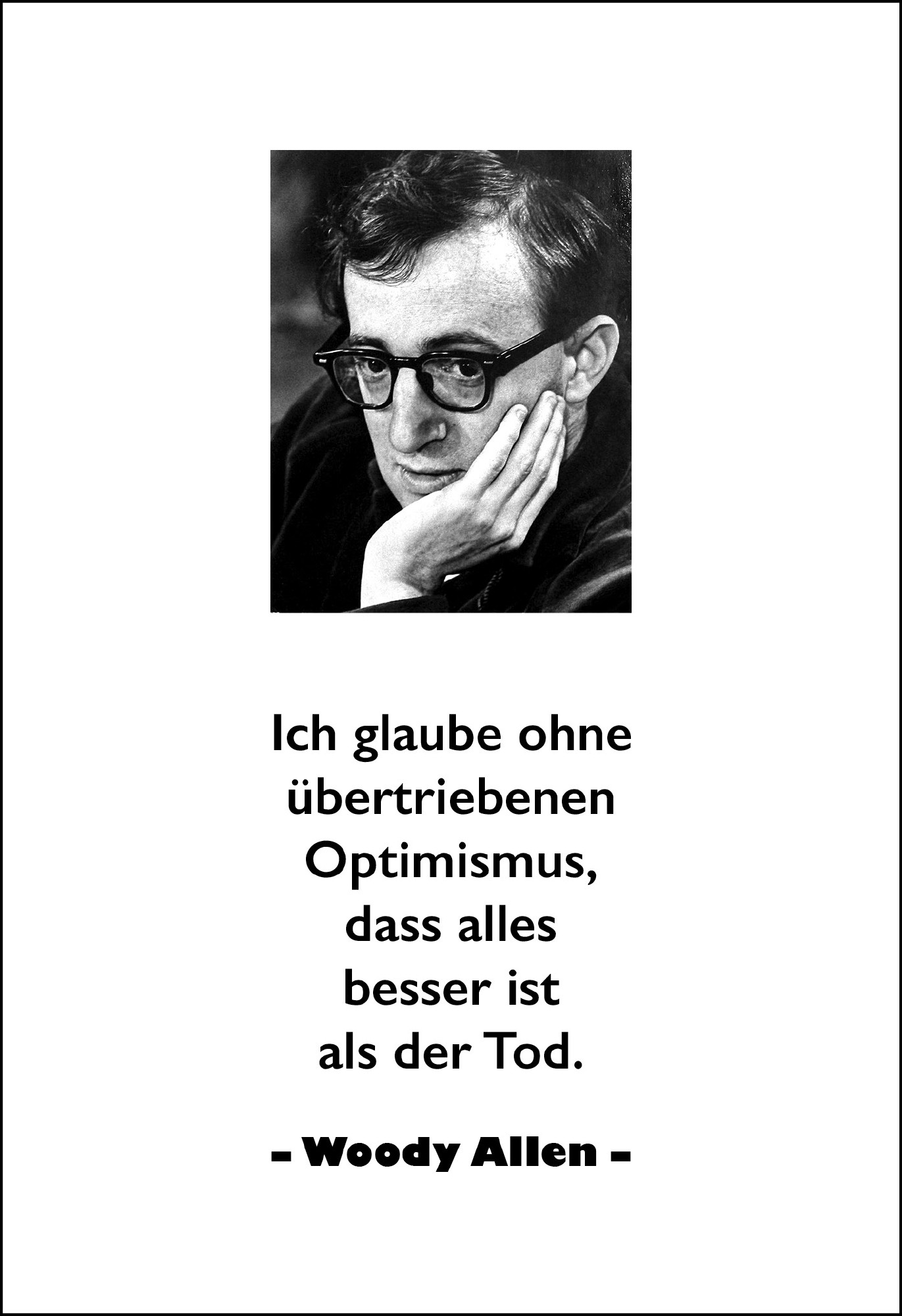 Postkarte 'Alles besser als der Tod' günstig bestellen