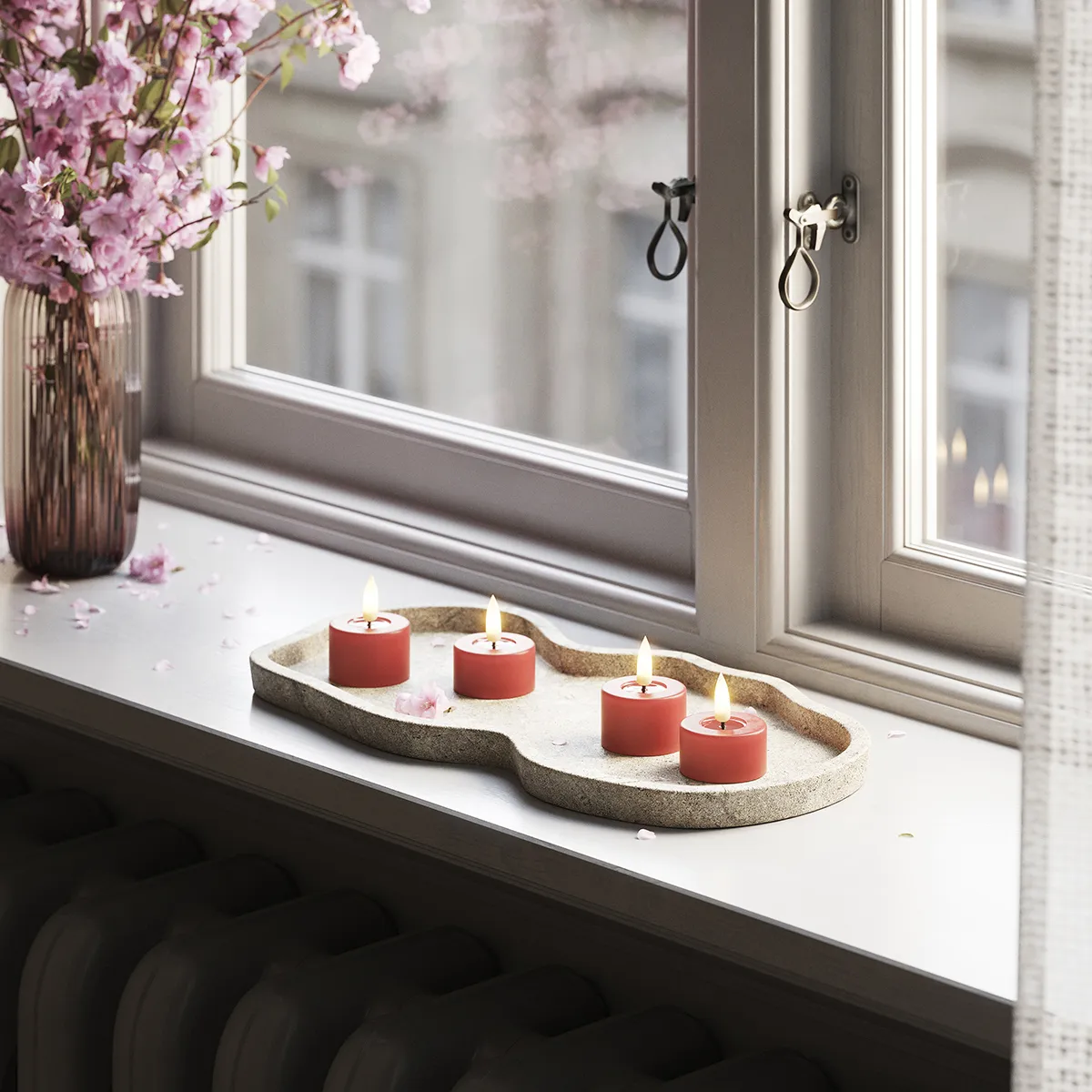 Deluxe Homeart LED Fyrfadslys - 4 stk.