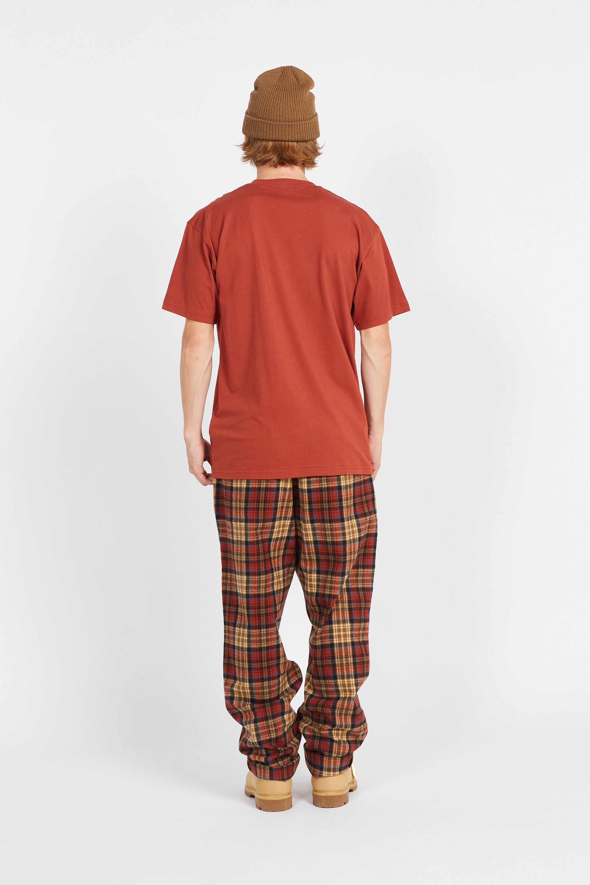 VANS T-shirt  MN LEFT CHEST LOGO T BURNT HENNA Orange