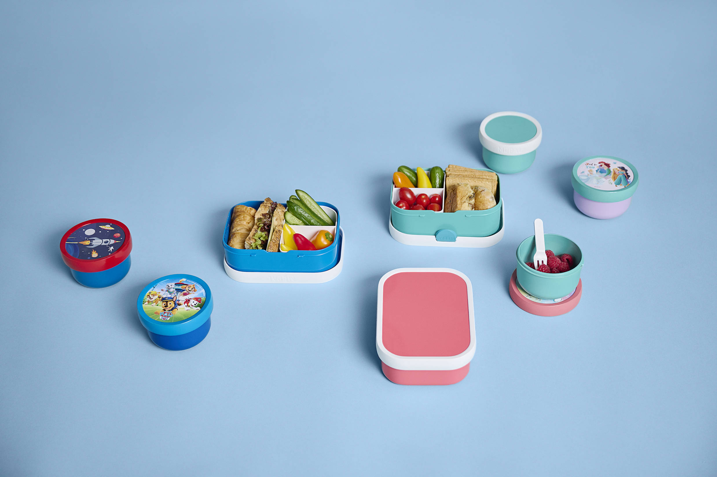 Mepal Campus lunchset (pop-up fles + fruitbox)