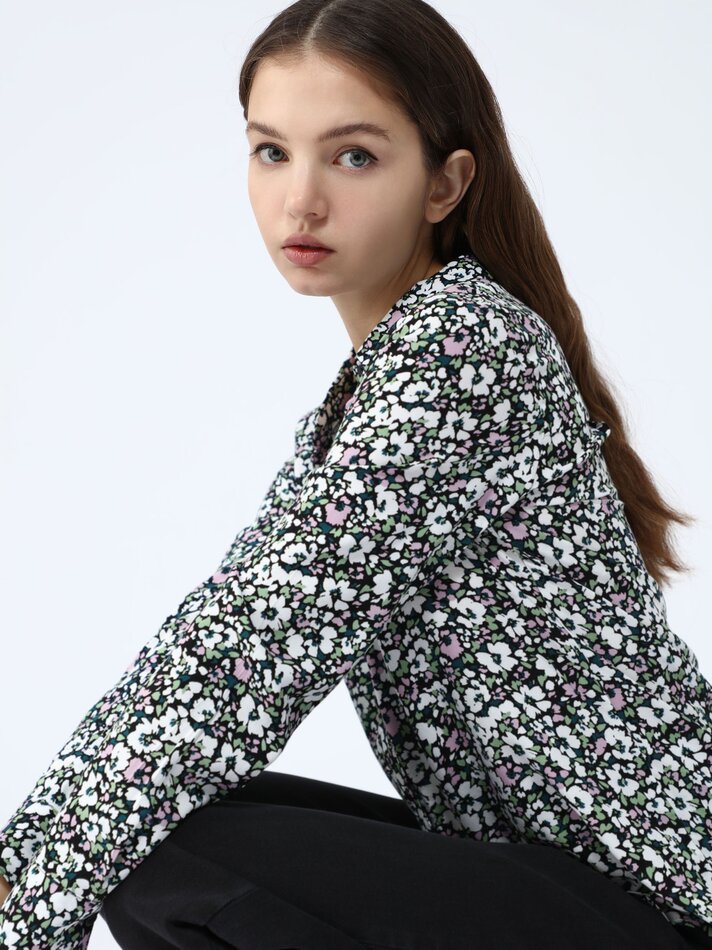 Camisa fluida - Verde Médio