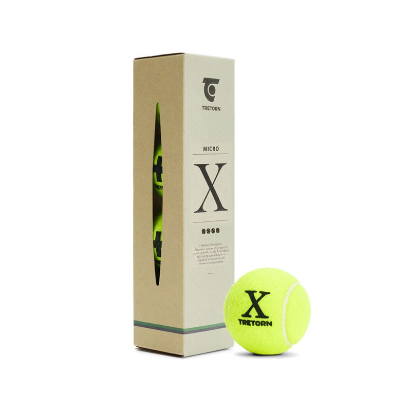 Tube 4 balles Tretorn Micro X