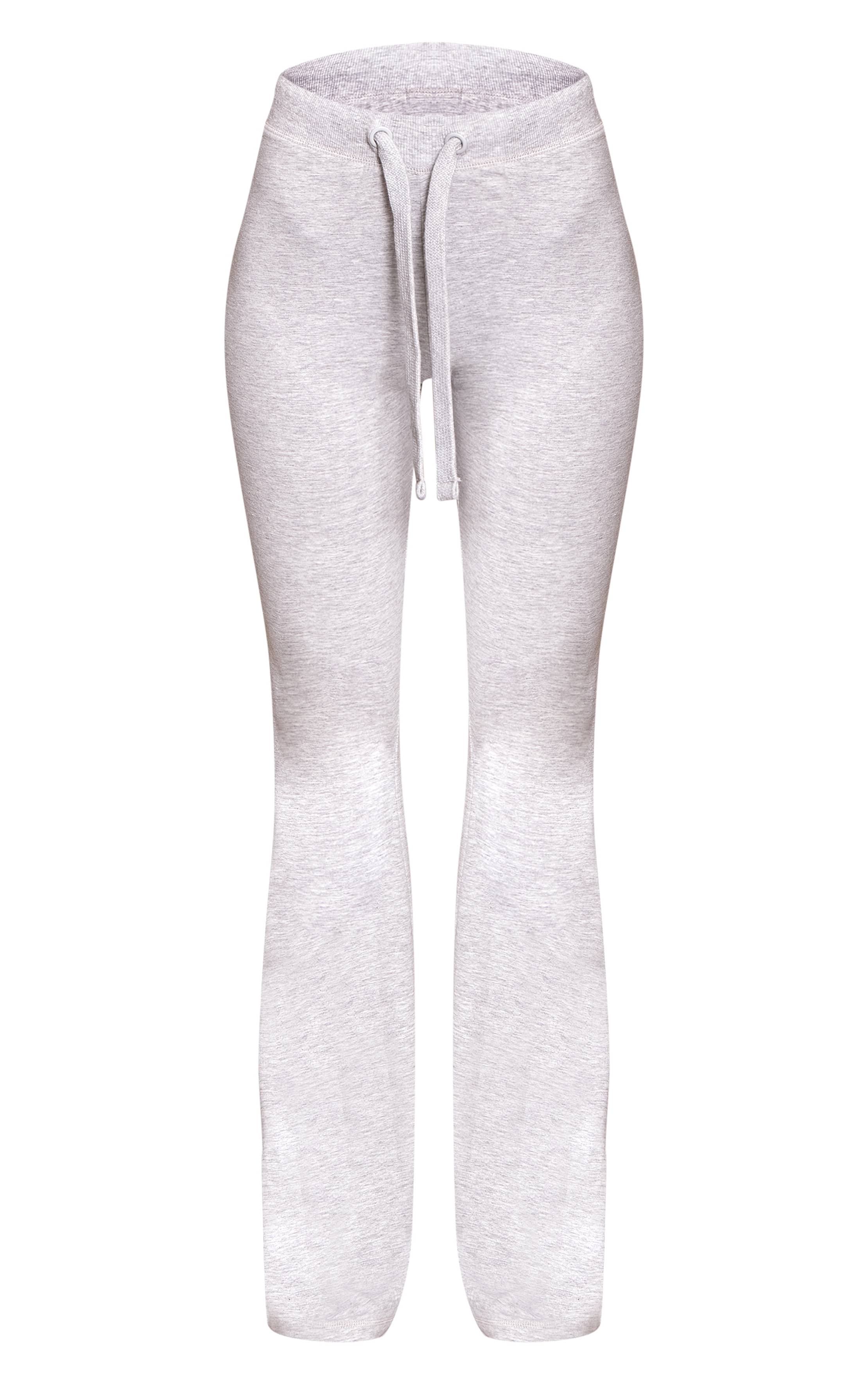 Gris Cendré Pantalon Évasé Skinny Taille Basse Tall