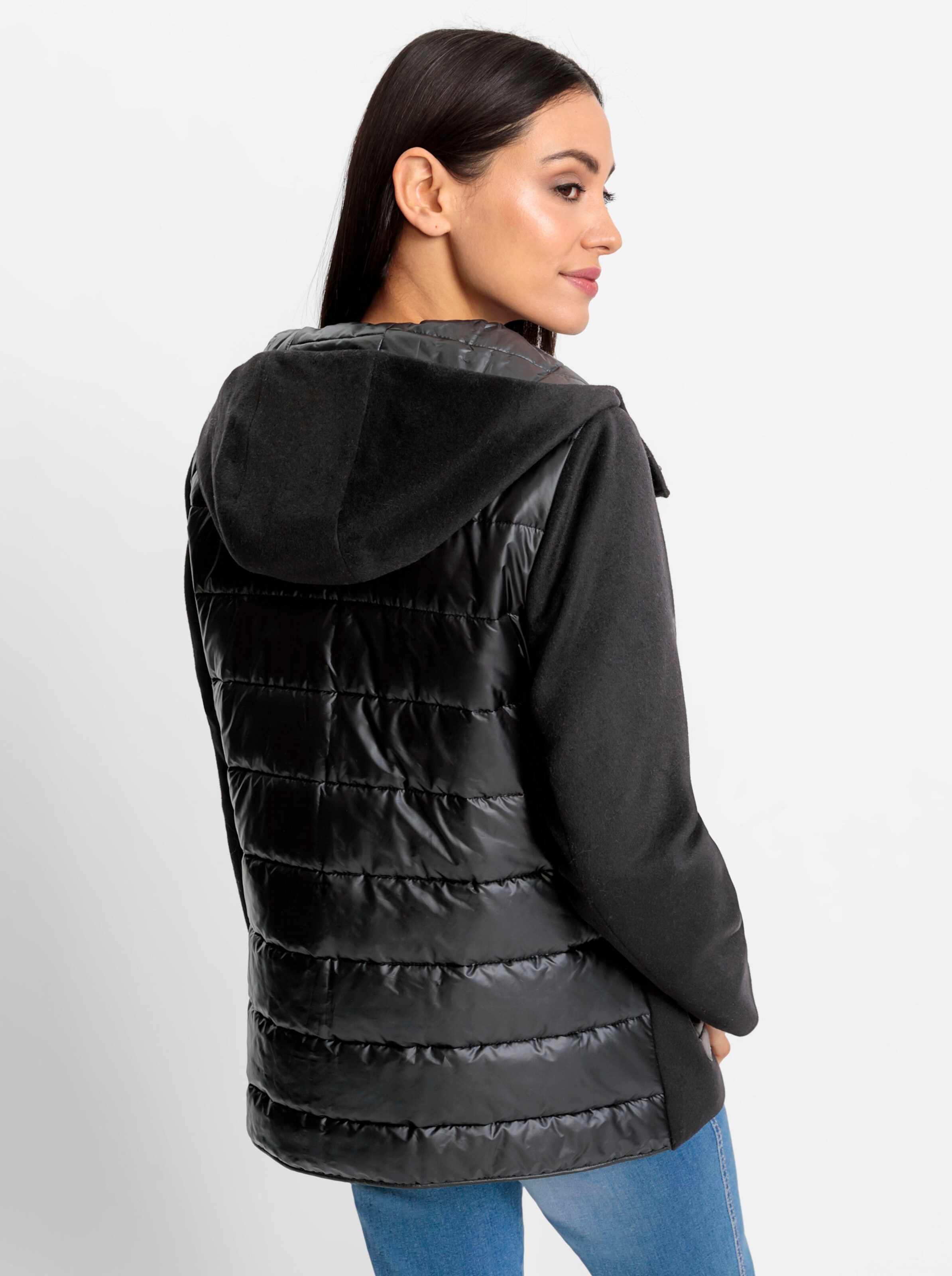 heine Outdoorjacke in schwarz