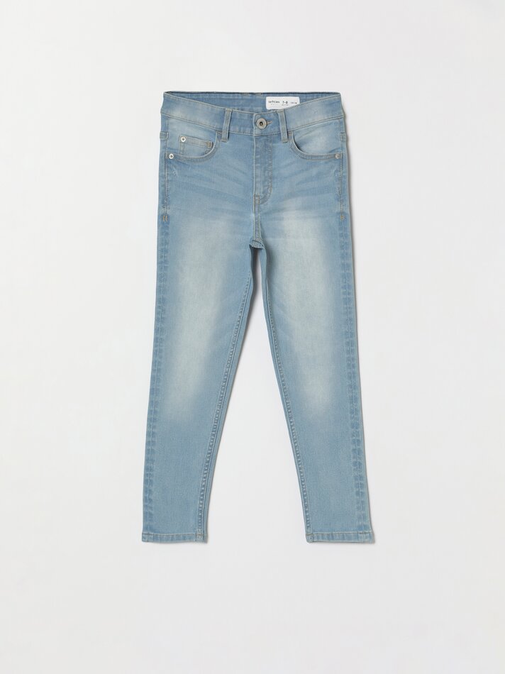 Calça jeans super skinny - Azul claro