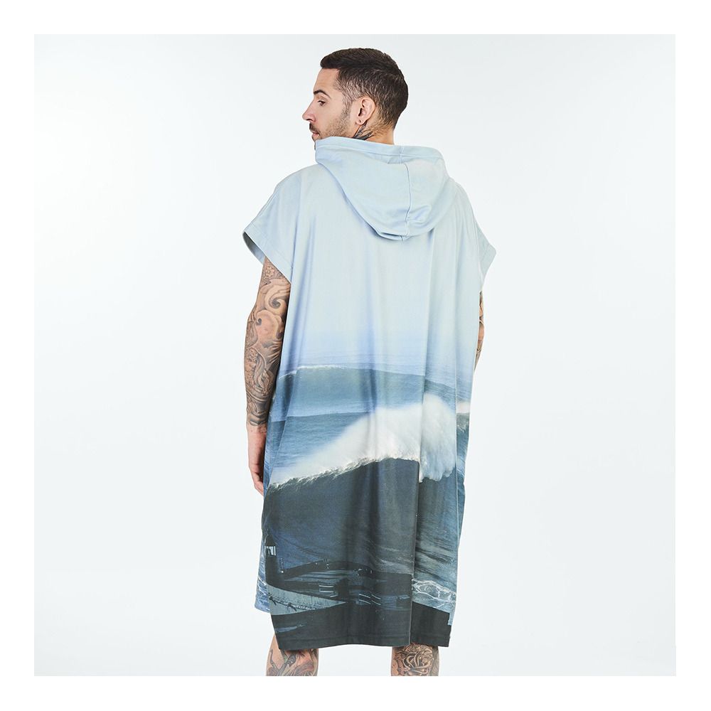 After Essentials MICROFIBER NAZARE - Poncho gris