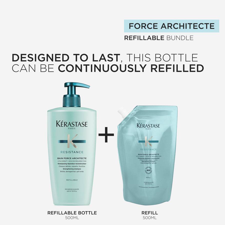 Kérastase Resistance Bain Force Architecte Shampoo Refill 500ml