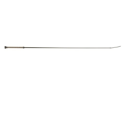 Chicote de competição Suregrip com cabo de couro preto/dourado