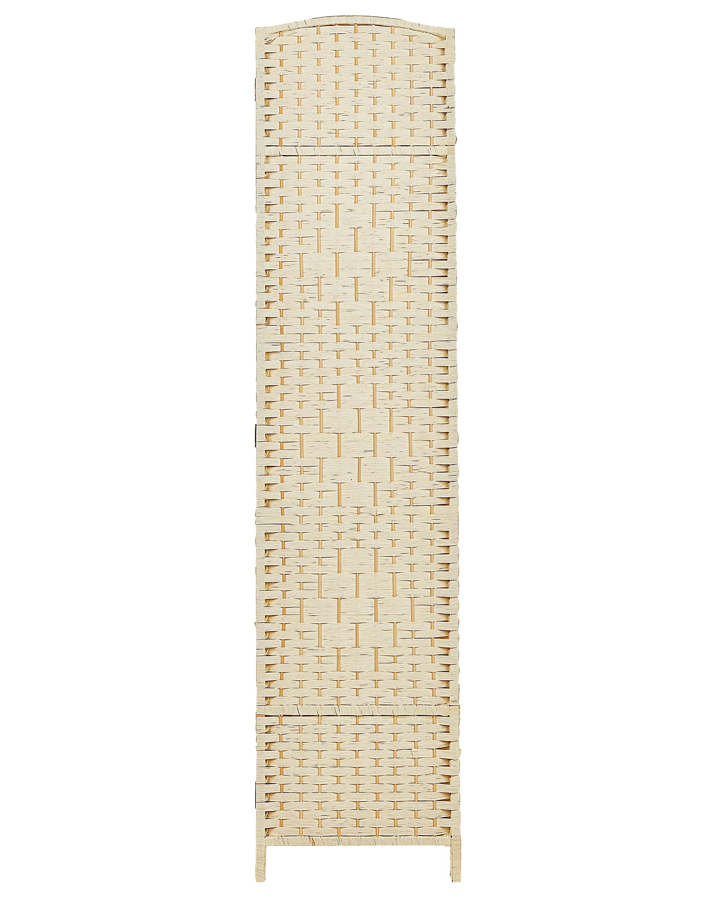 Roomdivider met 4 panelen LAPPAGO Lichtbeige 163 cm 170 cm