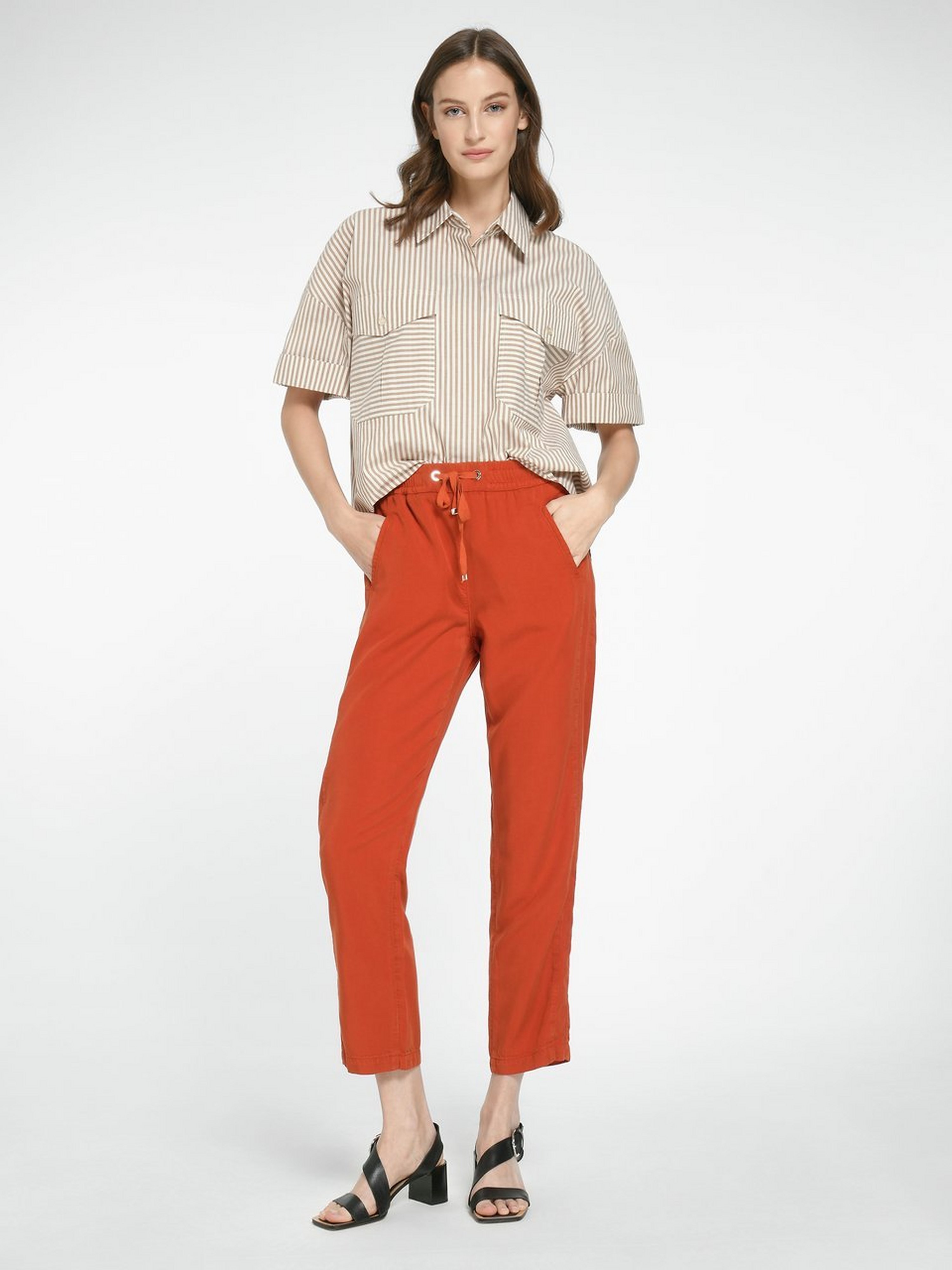 Knöchellange Hose Passform Cornelia