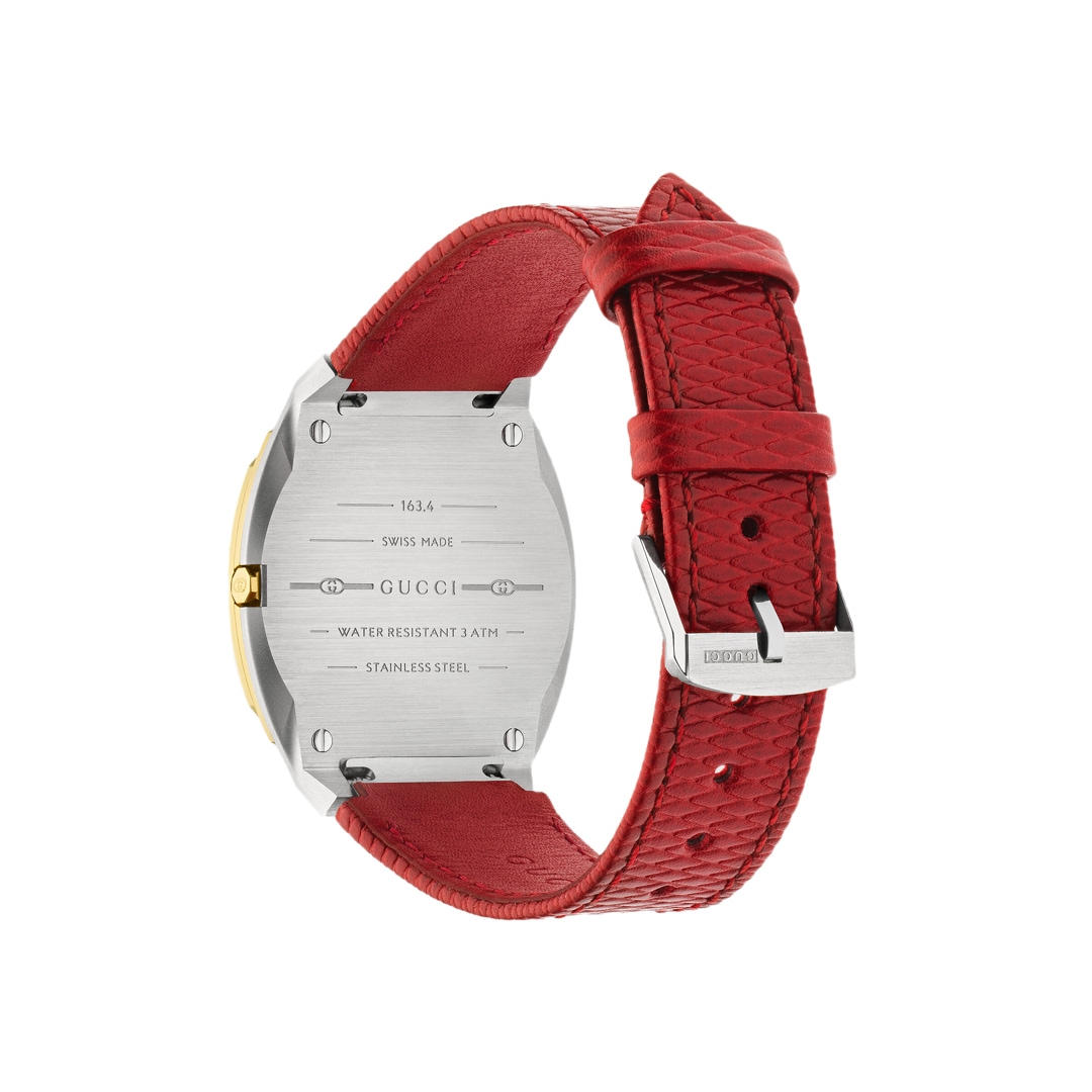 Gucci 25H Rot 34mm