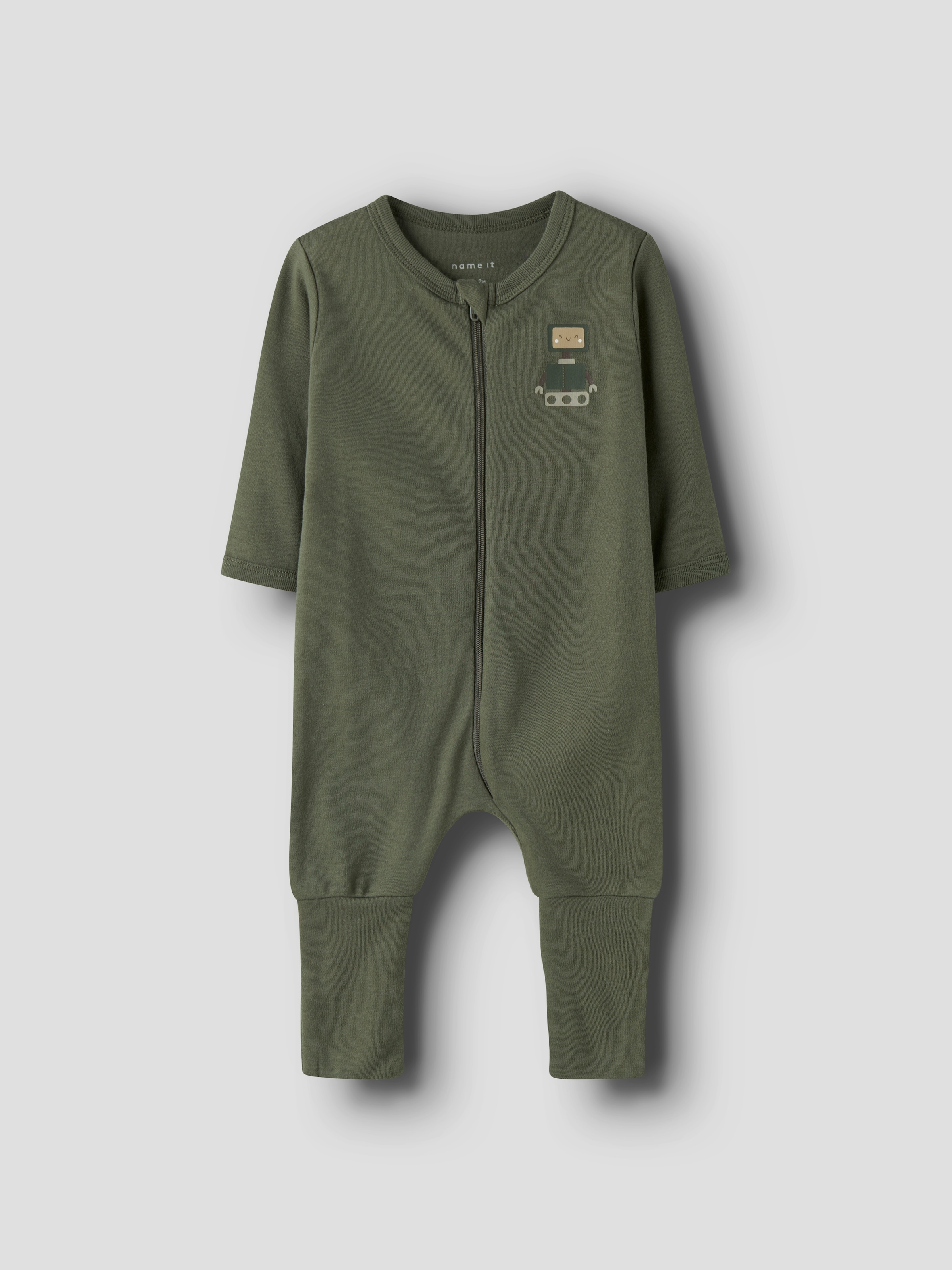 Name It Pyjama »NBMNIGHTSUIT 2P ZIP FF ROBOT NOOS« Packung, 2
