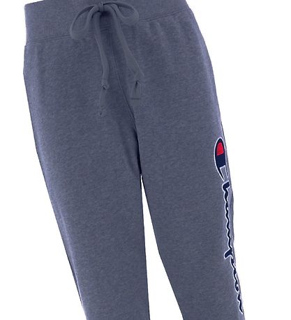 Champion Fashion Sweatpants - Rib Cuff - Blå m. Logo