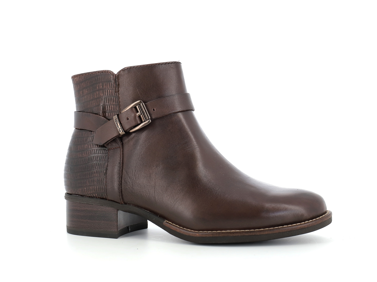 Tamaris-25323 Cuir Marron Foncé