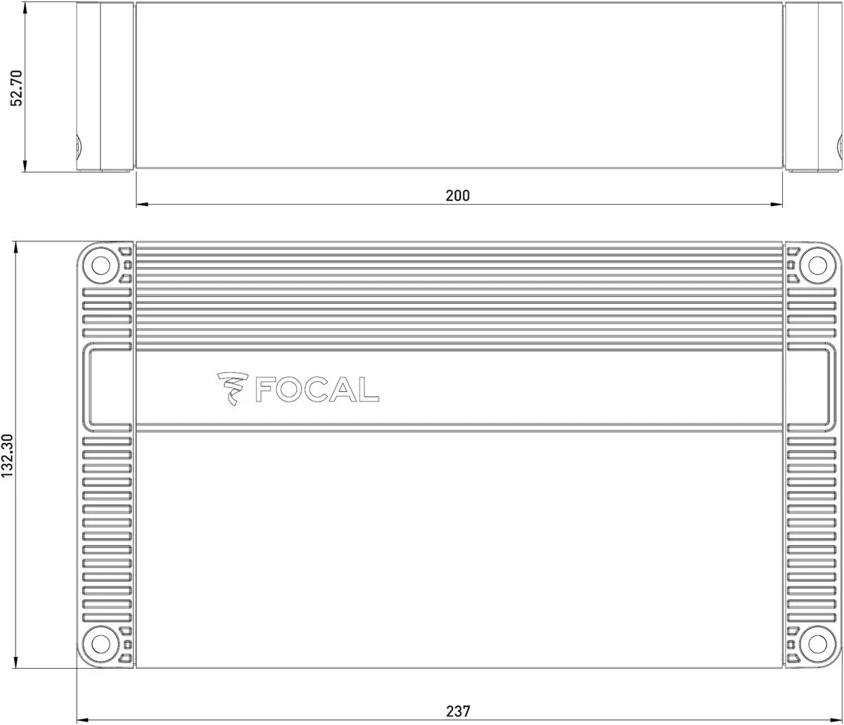 Focal FPX 4.800 Amplis voiture
