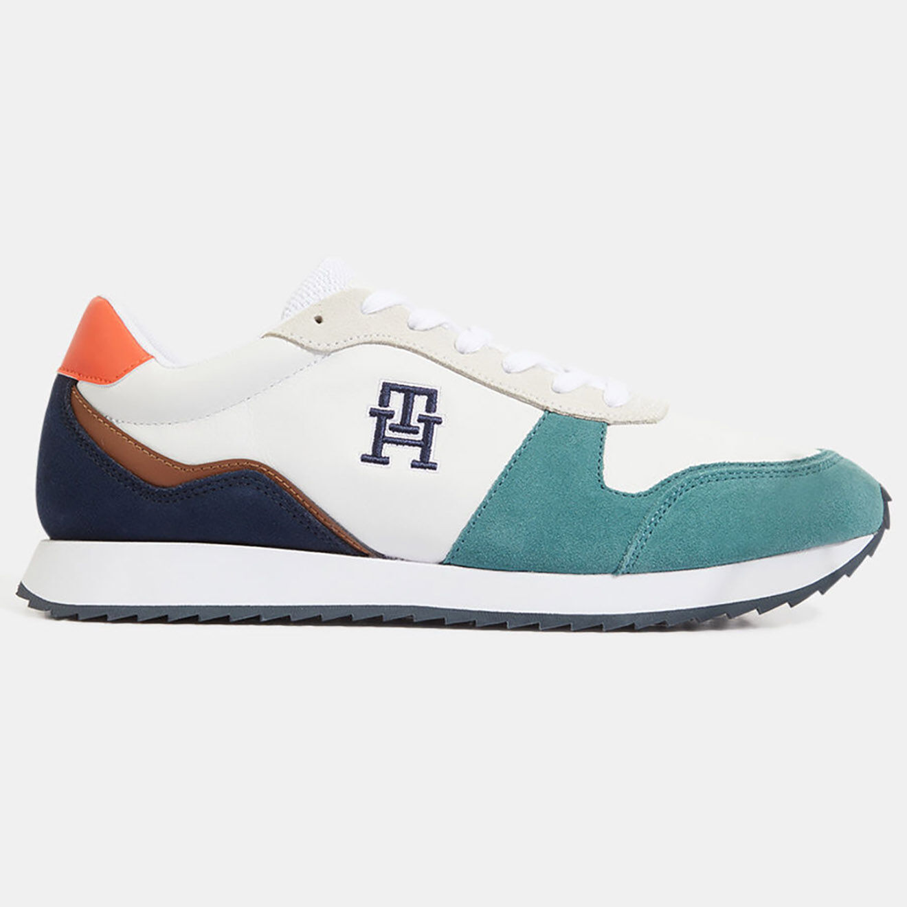 Tommy Hilfiger Baskets en Cuir Running Evo multicolores