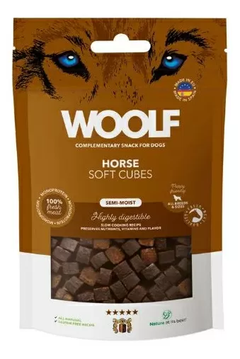 Woolf Soft Cubes - Horse - 100 g.