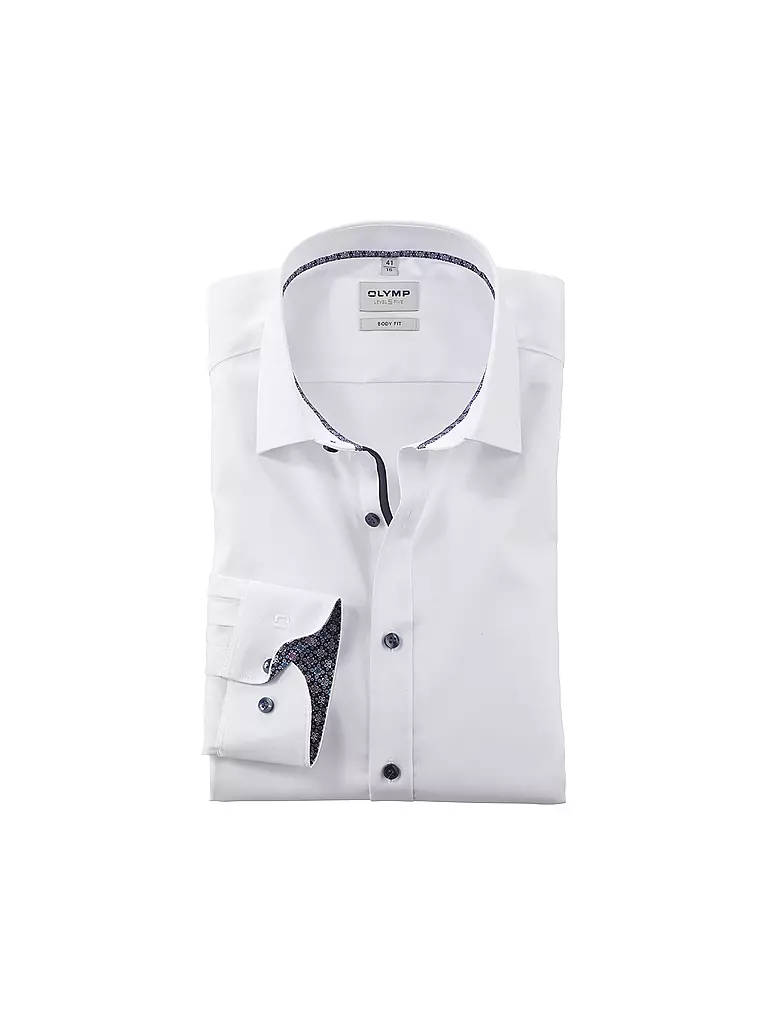 OLYMP LEVEL FIVE Hemd Slim Fit  weiss