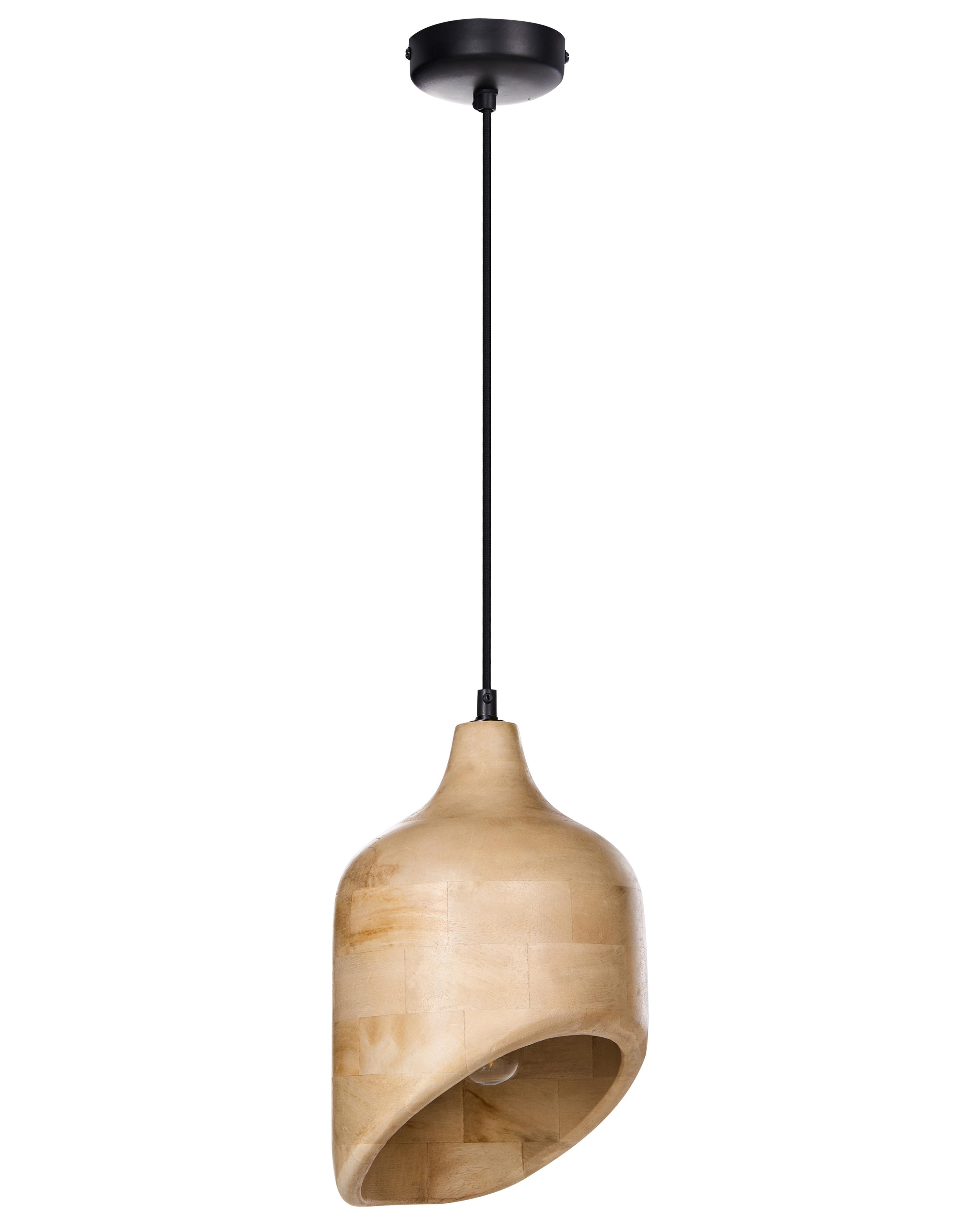 Hanglamp GANDAKI Mangohout Lichtbruin