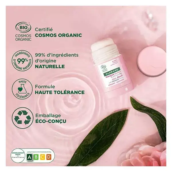 Máscara calmante de peônia Klorane 25g