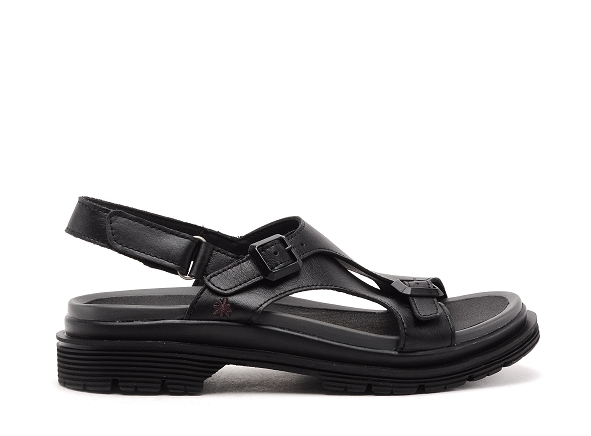 Art nu pieds plats femme 1551 binnighan noir