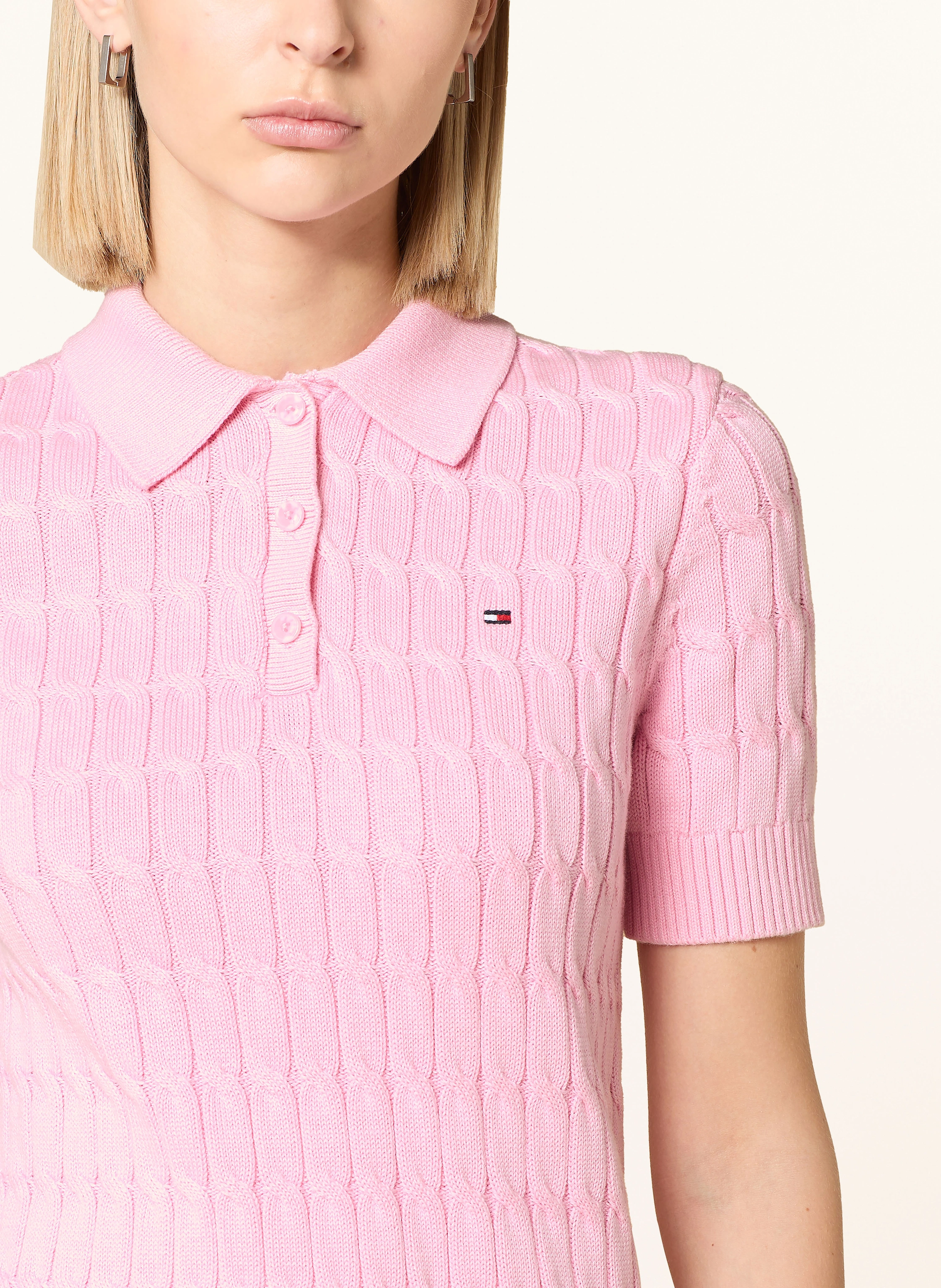 TOMMY HILFIGER Strick-Poloshirt