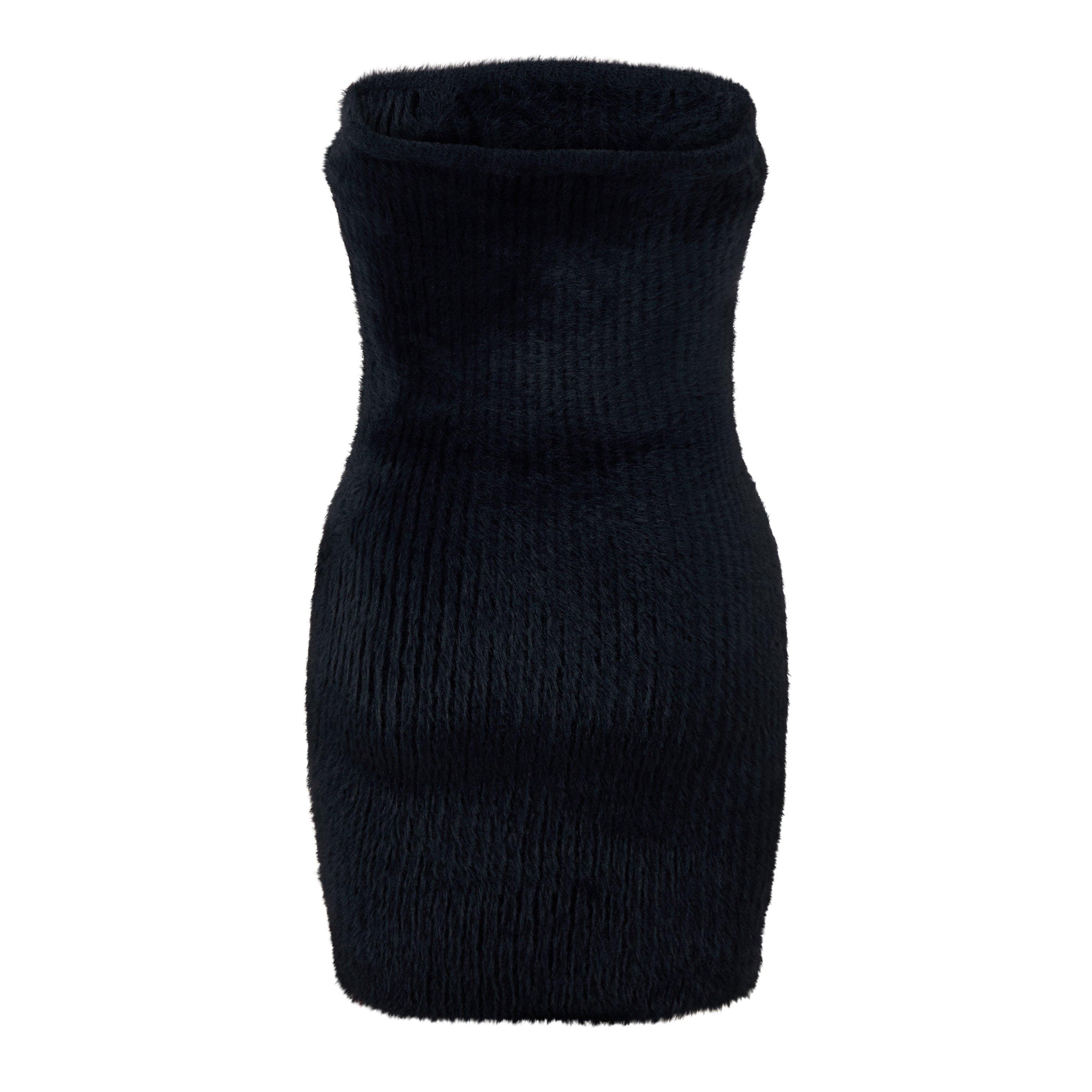 Off White Knit Mini Dress