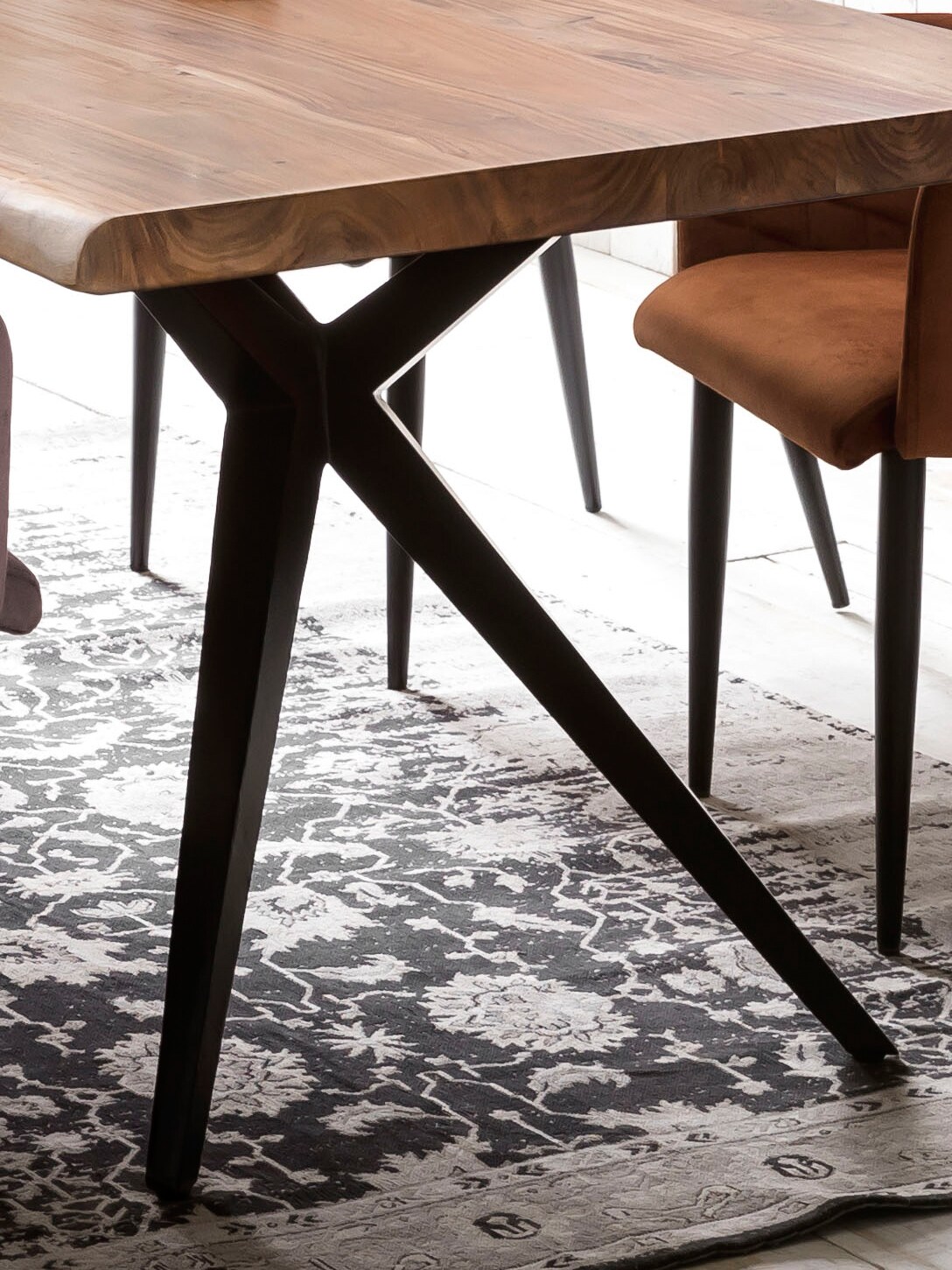 Tisch 160x85 cm Akazie natur Esstisch Speisetisch Küchentisch Esszimmer Küche