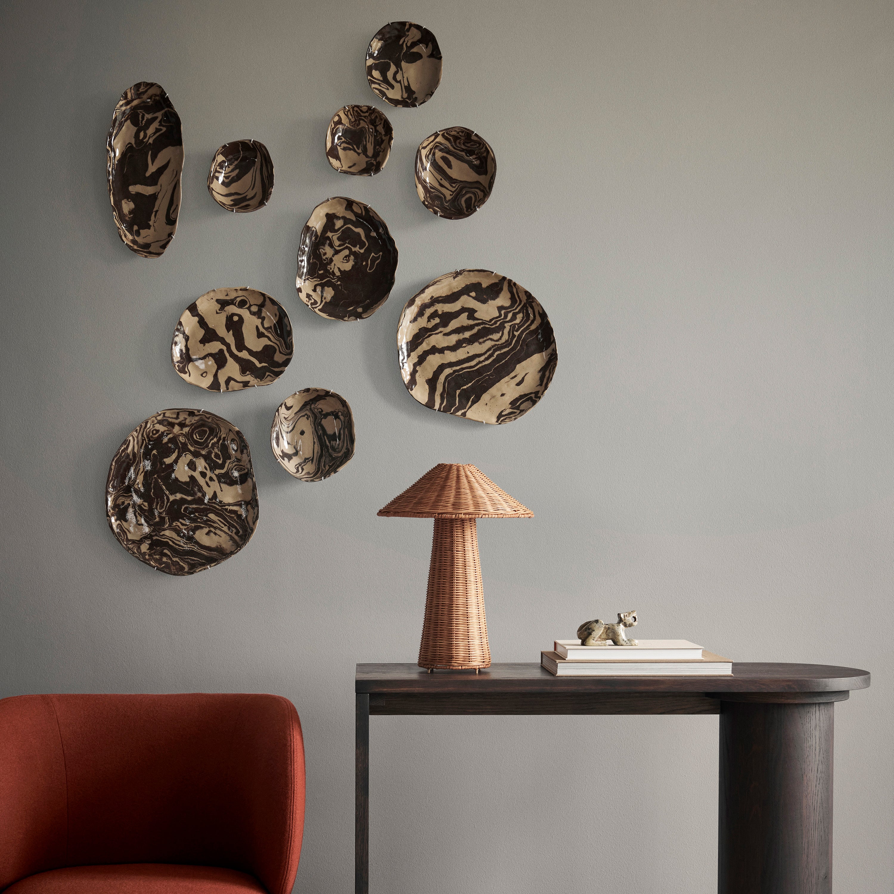 Ferm Living Pylo Consoletafel - Donker Eiken