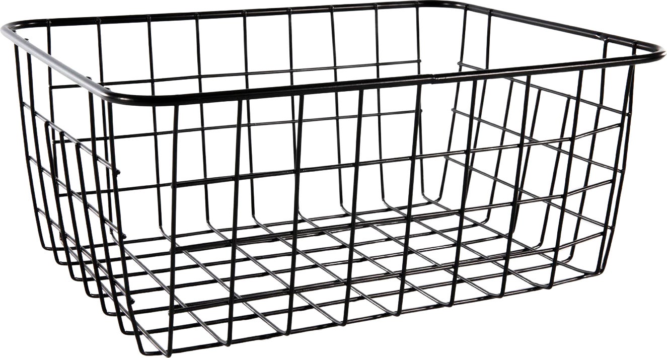 Draadmand Cas zwart 24 x 18 x 10 cm