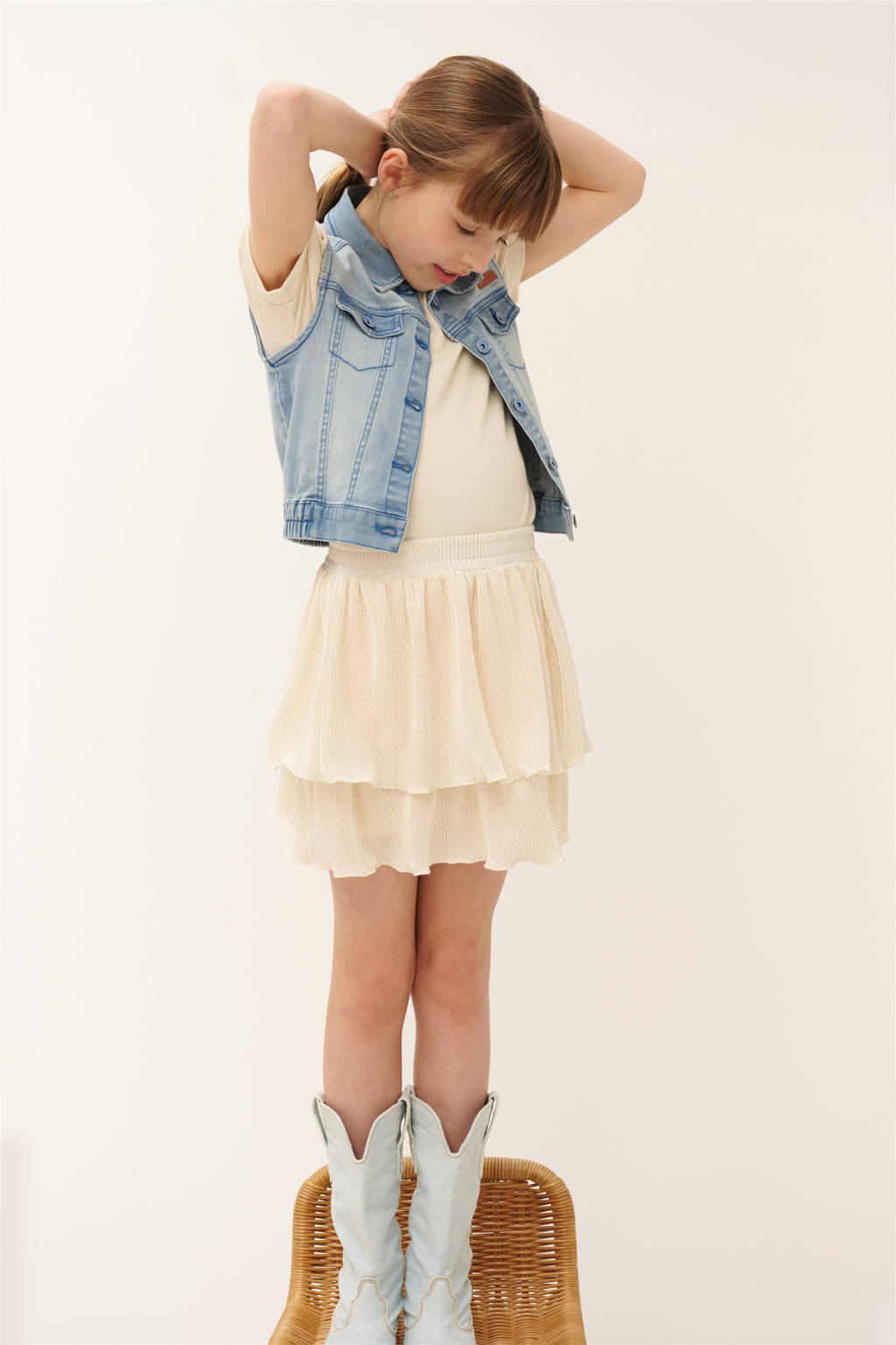 NONO gilet blauw