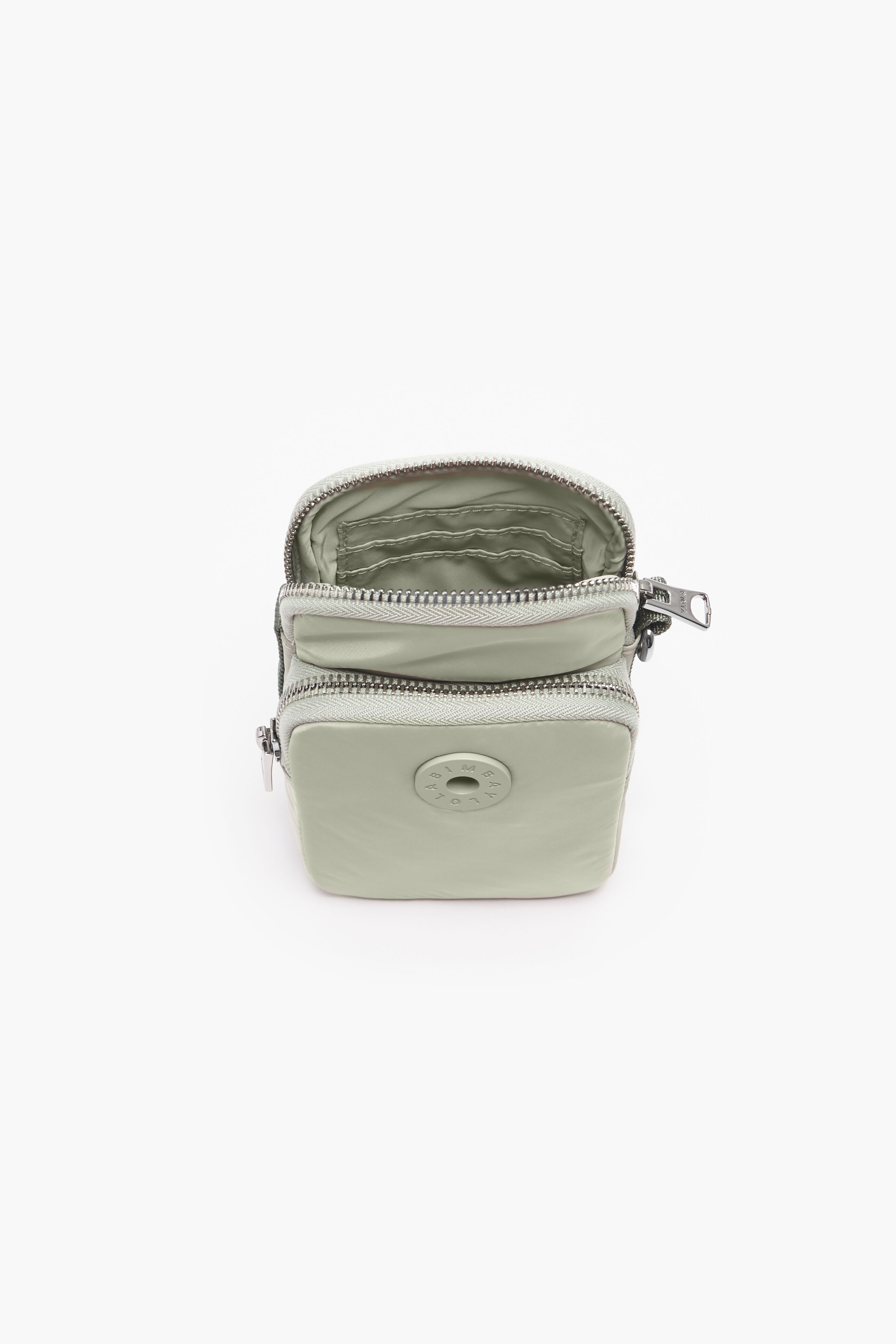 Bolsa retangular mini cinza gelo
