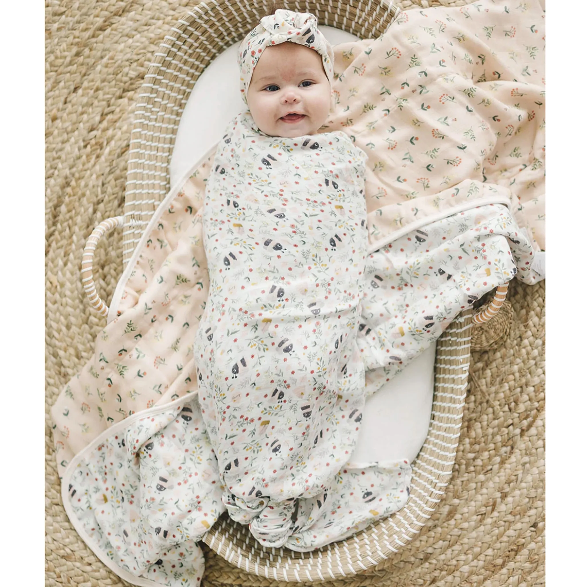 Loulou Lollipop Couverture Mousseline Bambou -  Abeille