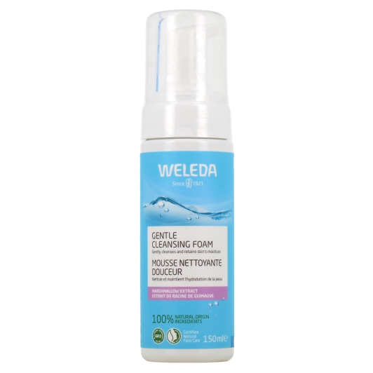 Mousse nettoyante visage douceur Weleda