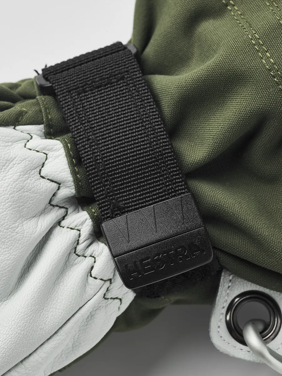 Hestra Army Leather Heli Ski Olive