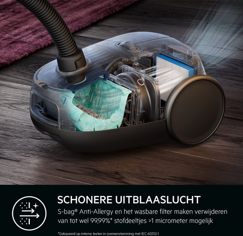 AEG - AB61H6SW - Stofzuiger - Wit - HEPA 14 Filter