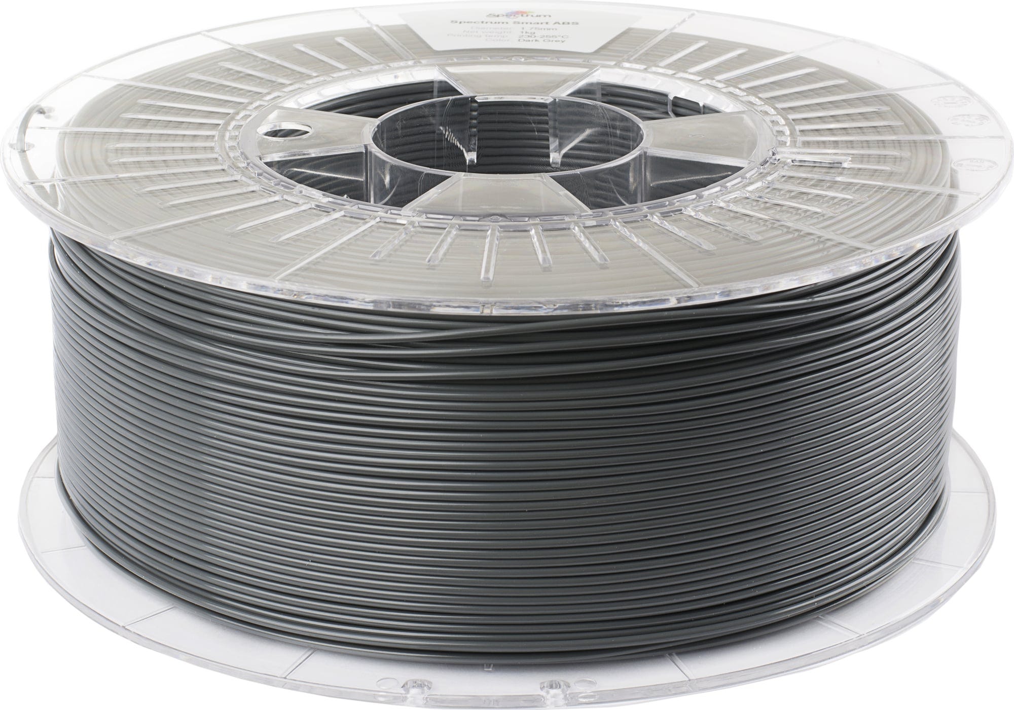 Spectrum  smart ABS Dark Grey, 1,75 mm / 1000 g    Modifiziertes ABS in Dunkelgrau