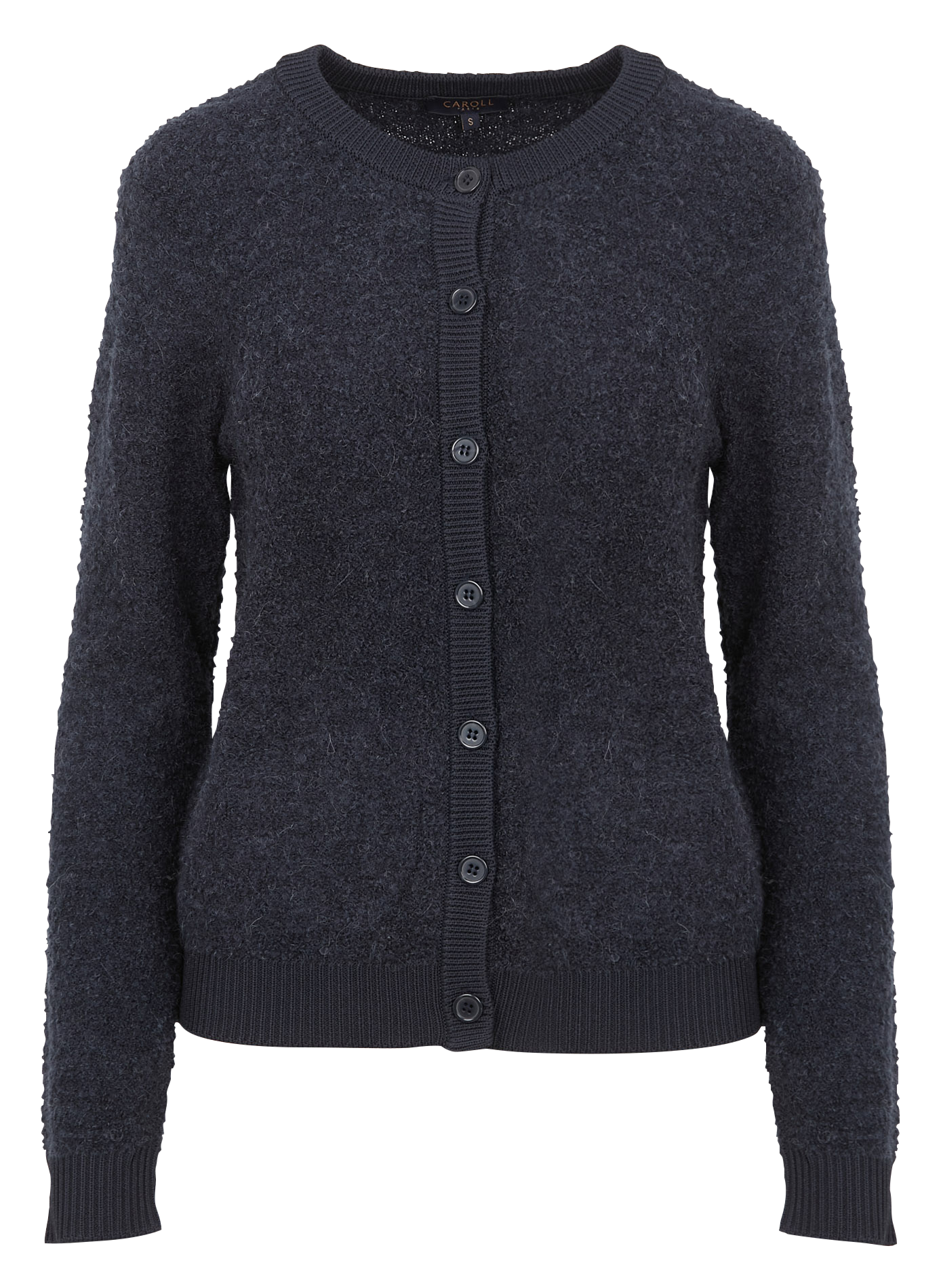 MWILL - Gilet droit à col rond | Bleu