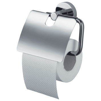 Haceka toiletrolhouder Kosmos met klep chroom
