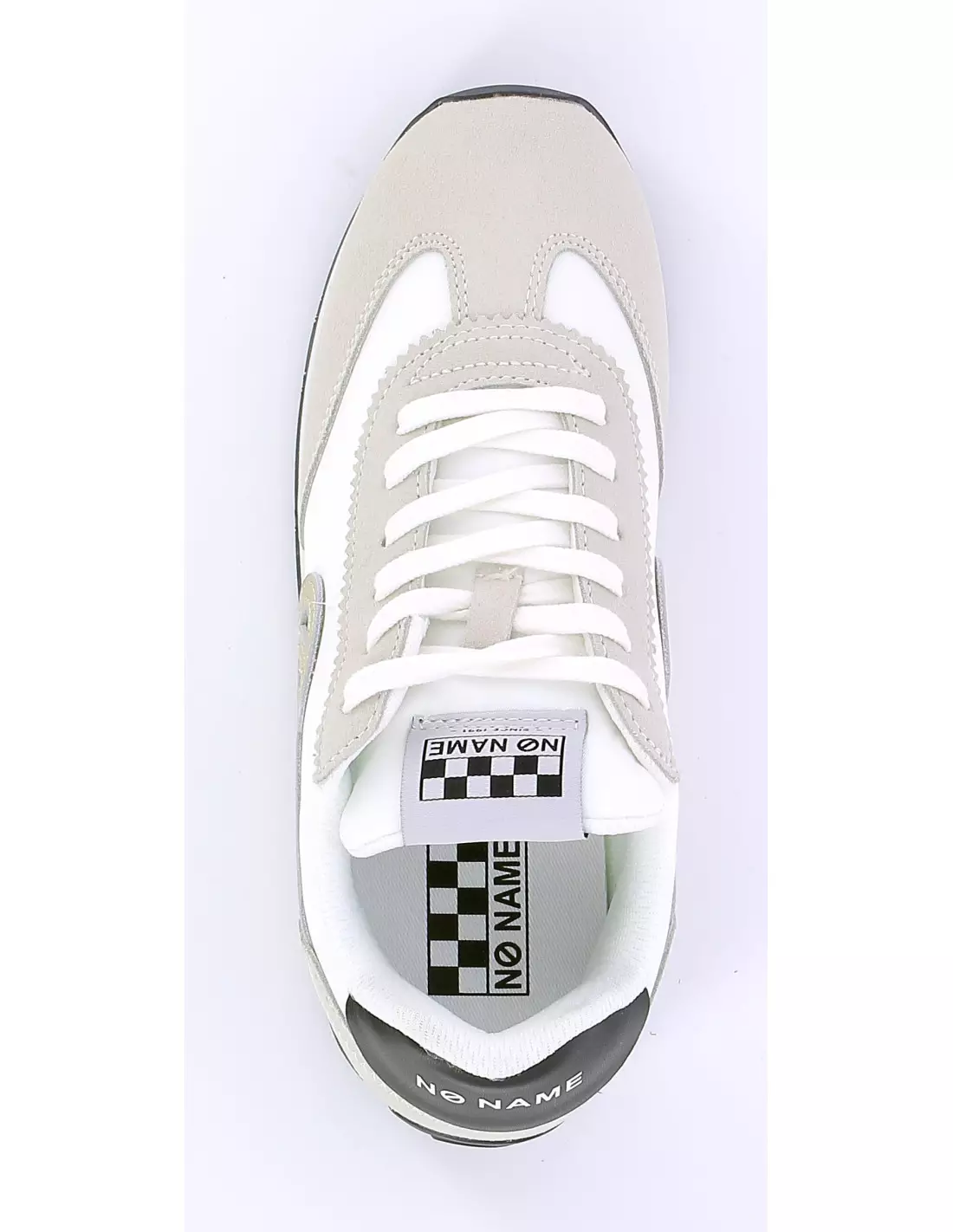 NO NAME CITY RUN JOGGER - Baskets WHITE/GOLD