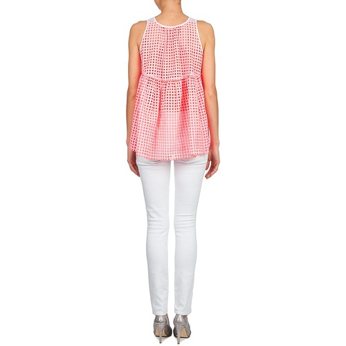 Manoush - AJOURE CARRE - Blanc / Rose