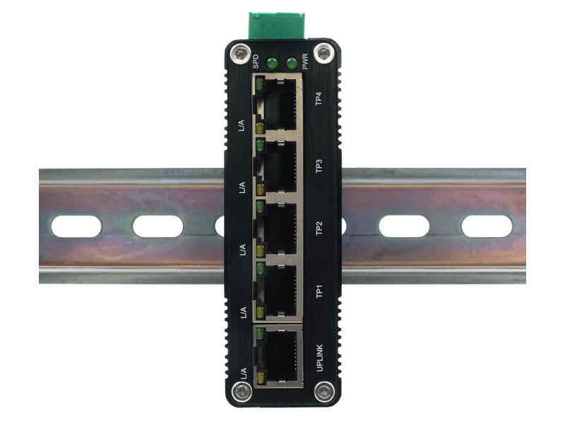Exsys Switch EX-62020 5 Port Mini 5-Port Industrial Gigabit Switch